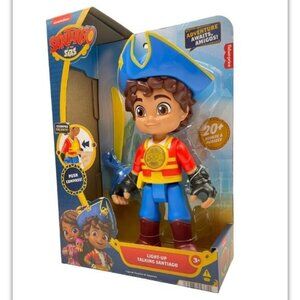 Nickelodeon Santiago Of The Seas  Light Up Talking Figure Poseable 8.5”